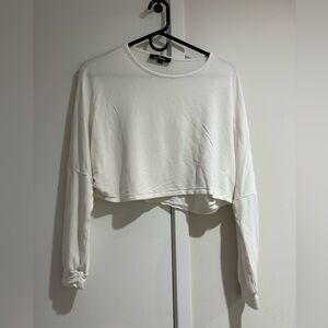 Lulu’s Cropped Long Sleeved Shirt